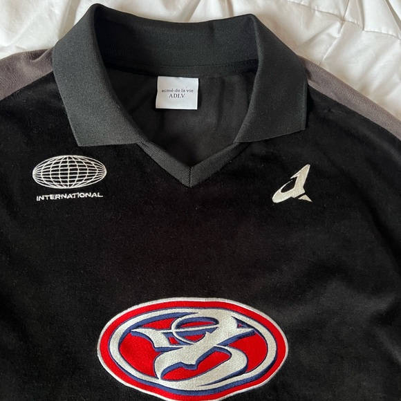 Acmé De La Vie Needlework Velour Long Sleeve - Picture 2 of 11